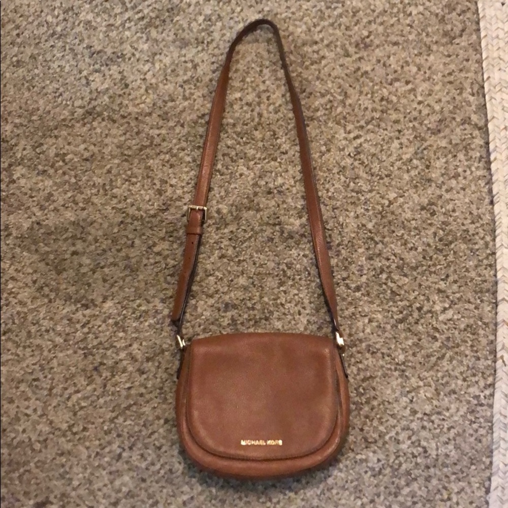 Brown Michael Kors crossbody purse